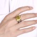 Wholesale Fashion gold square surface silver color Men Ring Gothic Stainless Steel Rings unique Man Wedding Party Ring Jewelry  TGSTR114 4 small