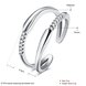 Wholesale Trendy Platinum Water Drop CZ Ring TGGPR1225 0 small