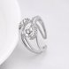 Wholesale Trendy Platinum Plant CZ Ring TGGPR1468 2 small