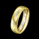 Wholesale Classic Silver Round Gold CZ Ring TGGPR832 1 small
