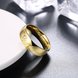 Wholesale Romantic Silver Round Gold CZ Ring TGGPR934 4 small