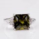 Wholesale Trendy Platinum Geometric Purple CZ Ring TGGPR837 1 small