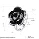 Wholesale Trendy Platinum Plant White Rhinestone Ring TGGPR941 1 small