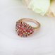 Wholesale Trendy Rose Gold Geometric Multi Rhinestone Ring TGGPR1128 0 small