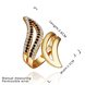 Wholesale Classic 24K Gold Geometric Multi Rhinestone Ring TGGPR1277 0 small