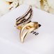 Wholesale Classic 24K Gold Geometric Multi Rhinestone Ring TGGPR1277 1 small