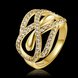 Wholesale Trendy 24K Gold Animal White CZ Ring TGGPR777 1 small