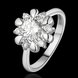 Wholesale Romantic Platinum Plant White CZ Ring TGGPR868 1 small