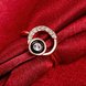 Wholesale Classic Rose Gold Round White Rhinestone Ring TGGPR1284 4 small