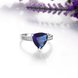 Wholesale Classic Platinum Geometric Multicolor Rhinestone Ring TGGPR1348 1 small