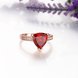 Wholesale Classic Rose Gold Geometric Multicolor Rhinestone Ring TGGPR1354 0 small