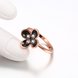 Wholesale Bohemia Rose Gold Plant White Rhinestone Ring TGGPR1398 0 small