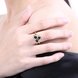 Wholesale Romantic 24K Gold Plant White Rhinestone Ring TGGPR1457 3 small