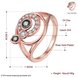 Wholesale Bohemia Rose Gold Round White Rhinestone Ring  Vintage Bridal Round Engagement Ring TGGPR346 1 small