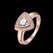 Wholesale Classic Rose Gold Geometric Multicolor CZ Ring TGGPR387 0 small