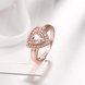 Wholesale Classic Rose Gold Geometric Multicolor CZ Ring TGGPR387 1 small