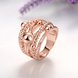 Wholesale Classic Rose Gold Geometric Ring TGGPR427 0 small