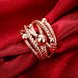 Wholesale Classic Rose Gold Geometric Ring TGGPR427 4 small
