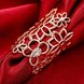 Wholesale Romantic Rose Gold Plant White Rhinestone Ring TGGPR465 0 small