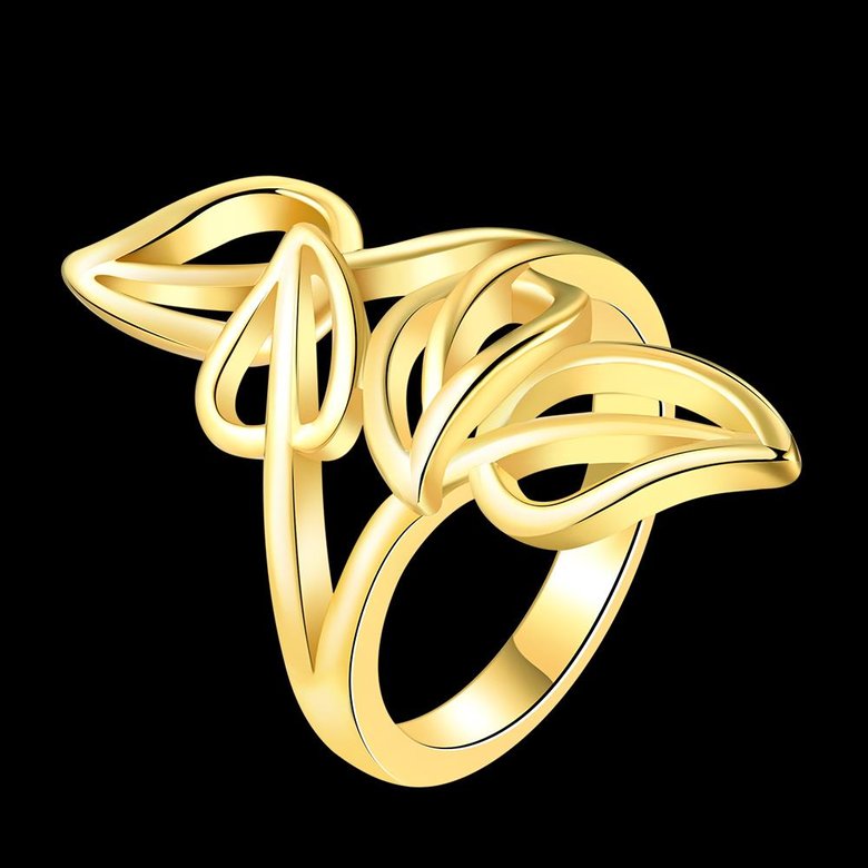 Wholesale Romantic 24K Gold Plant Ring TGGPR486 0