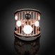 Wholesale Bohemia Rose Gold Geometric Ring TGGPR534 2 small