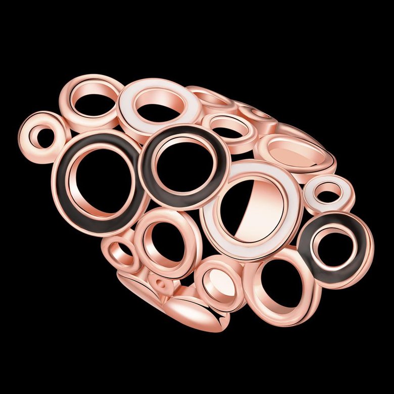 Wholesale Classic Rose Gold Geometric Ring TGGPR604 0