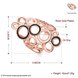 Wholesale Classic Rose Gold Geometric Ring TGGPR604 1 small