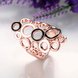 Wholesale Classic Rose Gold Geometric Ring TGGPR604 3 small