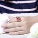 Wholesale New Design Romantic Rose Gold Geometric Multicolor Rhinestone Ring Anniversary Engagement Party Jewelry TGGPR010 1 small