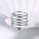 Wholesale Romantic Platinum Round White CZ Ring TGGPR1325 2 small
