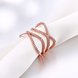 Wholesale Romantic Rose Gold Round White CZ Ring TGGPR1332 3 small