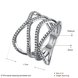 Wholesale Romantic Platinum Round White CZ Ring TGGPR1338 1 small