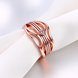 Wholesale Romantic Rose Gold Round White CZ Ring TGGPR1355 3 small