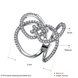 Wholesale Romantic Platinum Round White CZ Ring TGGPR1472 1 small