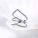 Wholesale Romantic Platinum Round White CZ Ring TGGPR1494 2 small