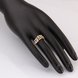 Wholesale Trendy Luxury  Design 24K gold Geometric White CZ Ring  Vintage Bridal Round Engagement Ring TGGPR361 2 small