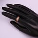 Wholesale Classic Rose Gold Round White CZ Ring TGGPR658 0 small