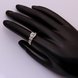 Wholesale Romantic Platinum Geometric White CZ Ring TGGPR689 0 small