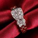 Wholesale Romantic Platinum Geometric White CZ Ring TGGPR689 2 small