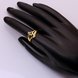 Wholesale Romantic 24K Gold Geometric White CZ Ring TGGPR721 1 small