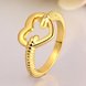 Wholesale Romantic 24K Gold Heart Ring TGGPR745 1 small