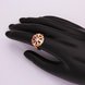 Wholesale Romantic Rose Gold Round White CZ Ring TGGPR754 0 small