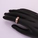 Wholesale Cute Rose Gold Letter White CZ Ring TGGPR820 1 small