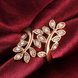 Wholesale Classic Rose Gold Plant White CZ Ring TGGPR1000 0 small