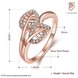 Wholesale Classic Rose Gold Plant White CZ Ring TGGPR1062 0 small