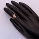 Wholesale Classic Rose Gold Plant White CZ Ring TGGPR1062 2 small