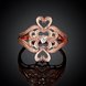 Wholesale Classic Rose Gold Heart White CZ Ring TGGPR1103 1 small