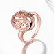 Wholesale Classic Rose Gold Oval White Ring TGGPR1144 2 small