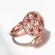 Wholesale Classic Rose Gold Star White Rhinestone Ring TGGPR1200 3 small