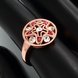 Wholesale Classic Rose Gold Star White Rhinestone Ring TGGPR1200 4 small